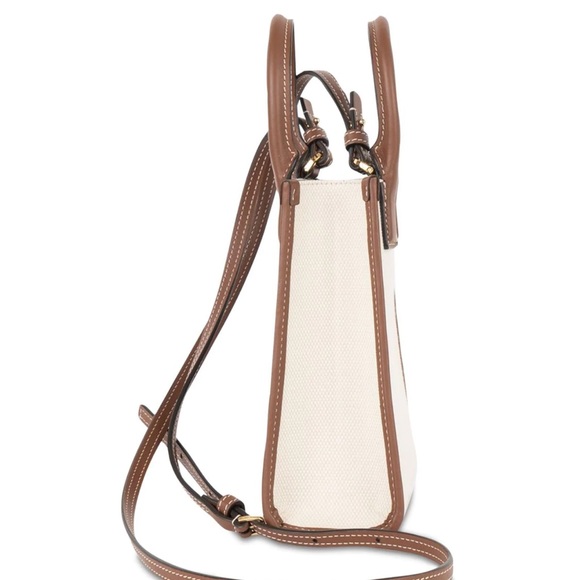 Burberry TB leather canvas phone tote - Picture 6 of 11